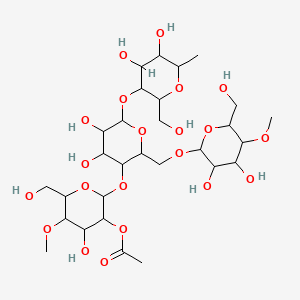 스타치아세테이트 PubChem 분자구조식