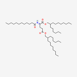 다이헥실데실라우로일글루타메이트 PubChem 분자구조식