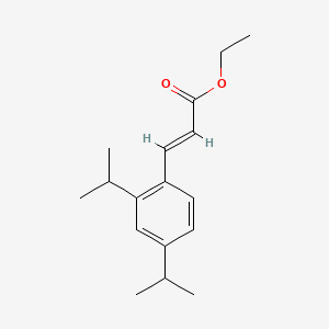 에틸다이아이소프로필신나메이트 PubChem 분자구조식