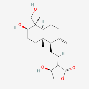 안드로그라폴라이드 PubChem 분자구조식