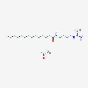 미리스타미도부틸구아니딘아세테이트 PubChem 분자구조식