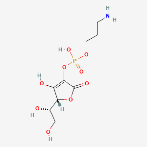 아미노프로필아스코빌포스페이트 PubChem 분자구조식