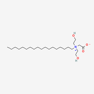 다이하이드록시에틸스테아릴글리시네이트 PubChem 분자구조식