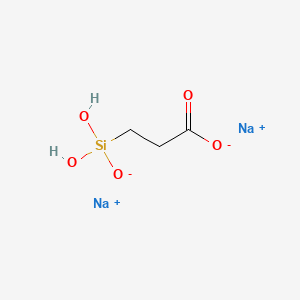다이소듐카복시에틸실리코네이트 PubChem 분자구조식