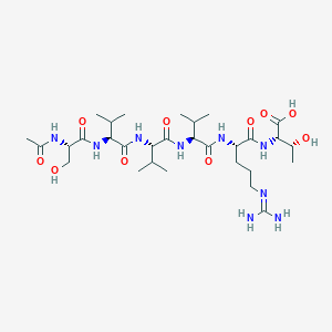 아세틸헥사펩타이드-38 PubChem 분자구조식