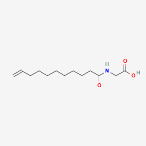 운데실레노일글라이신 PubChem 분자구조식