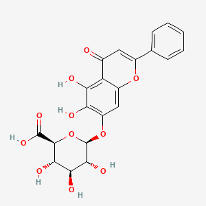 바이칼린 PubChem 분자구조식