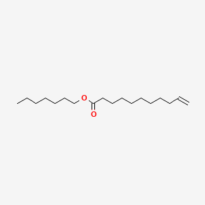 헵틸운데실레네이트 PubChem 분자구조식