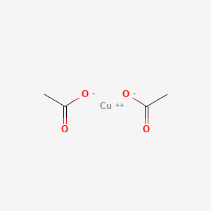 큐프릭아세테이트 PubChem 분자구조식