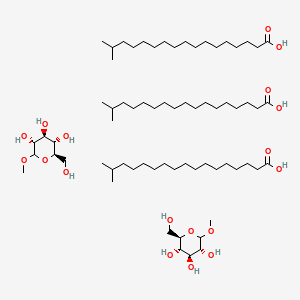 메틸글루코오스세스퀴아이소스테아레이트 PubChem 분자구조식