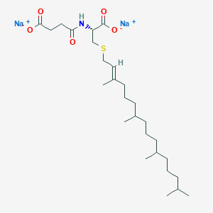 다이소듐테트라메틸헥사데세닐석시노일시스테인 PubChem 분자구조식