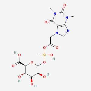 아세필린메틸실란올만누로네이트 PubChem 분자구조식