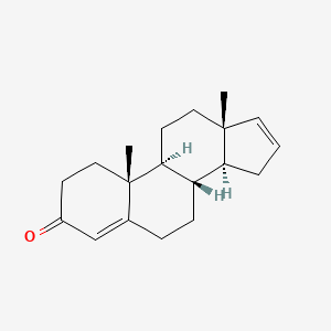안드로스타다이에논 PubChem 분자구조식