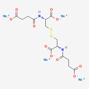 테트라소듐다이석시노일시스틴 PubChem 분자구조식