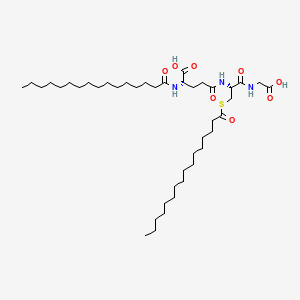 다이팔미토일글루타티온 PubChem 분자구조식