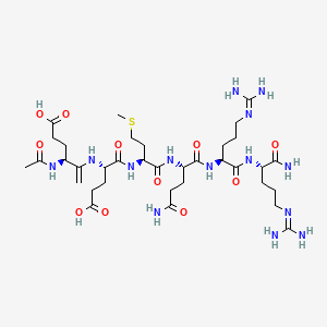 아세틸헥사펩타이드-8 PubChem 분자구조식