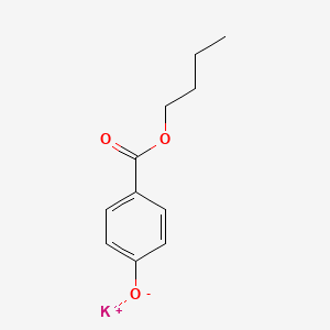 포타슘부틸파라벤 PubChem 분자구조식