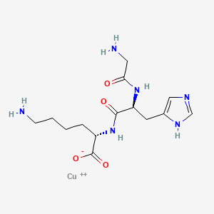 카퍼트라이펩타이드-1 PubChem 분자구조식