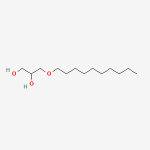 글리세릴카프릴에터 PubChem 분자구조식