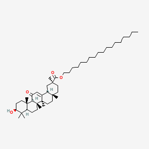 스테아릴글리시레티네이트 PubChem 분자구조식