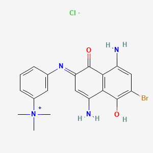 염기성청색99호 PubChem 분자구조식