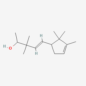 트라이메틸사이클로펜테닐다이메틸아이소펜테놀 PubChem 분자구조식