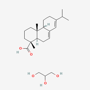 글리세릴아비에테이트 PubChem 분자구조식