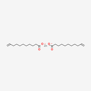 징크운데실레네이트 PubChem 분자구조식