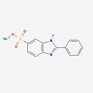 소듐페닐벤지미다졸설포네이트 PubChem 분자구조식