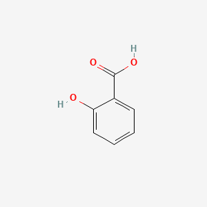 살리실릭애씨드 PubChem 분자구조식