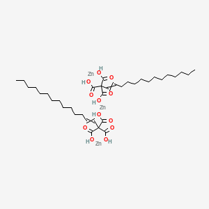 징크펜타데켄트라이카복시레이트 PubChem 분자구조식