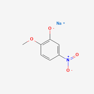 소듐5-나이트로구아이아콜레이트 PubChem 분자구조식