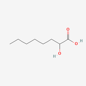 하이드록시카프릴릭애씨드 PubChem 분자구조식