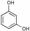 레조시놀 KCIA 분자구조식