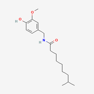 하이드록시메톡시벤질펠라곤아마이드 PubChem 분자구조식