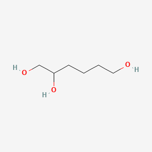 1,2,6-헥산트라이올 PubChem 분자구조식