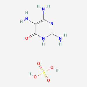 2,5,6-트라이아미노-4-피리미딘올설페이트 PubChem 분자구조식
