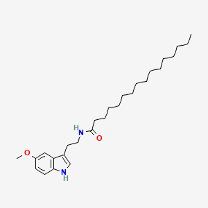 팔미토일메톡시트립타민 PubChem 분자구조식