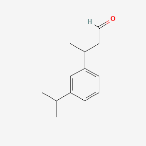 아이소프로필페닐부탄알 PubChem 분자구조식