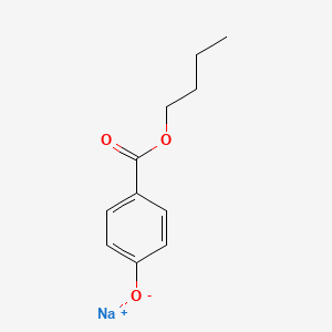 소듐부틸파라벤 PubChem 분자구조식