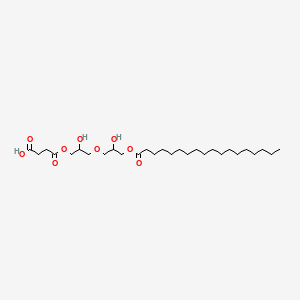 아이소스테아릴다이글리세릴석시네이트 PubChem 분자구조식