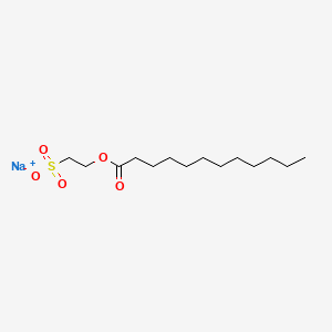 소듐라우로일이세티오네이트 PubChem 분자구조식