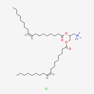 다이올레오일피지-트라이모늄클로라이드 PubChem 분자구조식