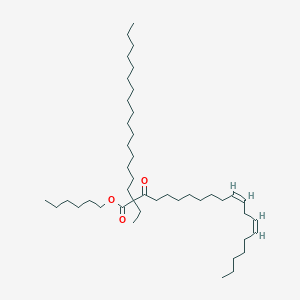 에틸헥실리놀레오일스테아레이트 PubChem 분자구조식