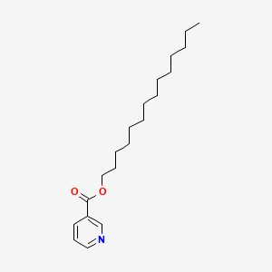 미리스틸니코티네이트 PubChem 분자구조식