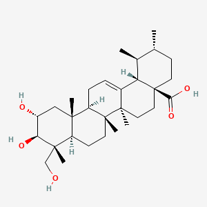 아시아틱애씨드 PubChem 분자구조식