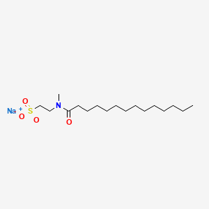 소듐메틸미리스토일타우레이트 PubChem 분자구조식