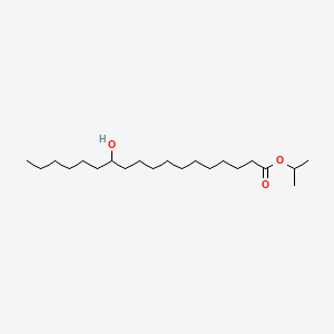 아이소프로필하이드록시스테아레이트 PubChem 분자구조식