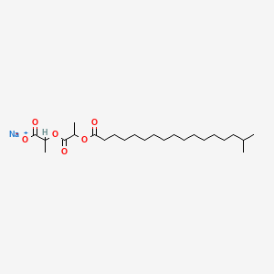 소듐아이소스테아로일락틸레이트 PubChem 분자구조식