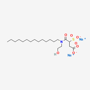다이소듐미리스타미도엠이에이-설포석시네이트 PubChem 분자구조식